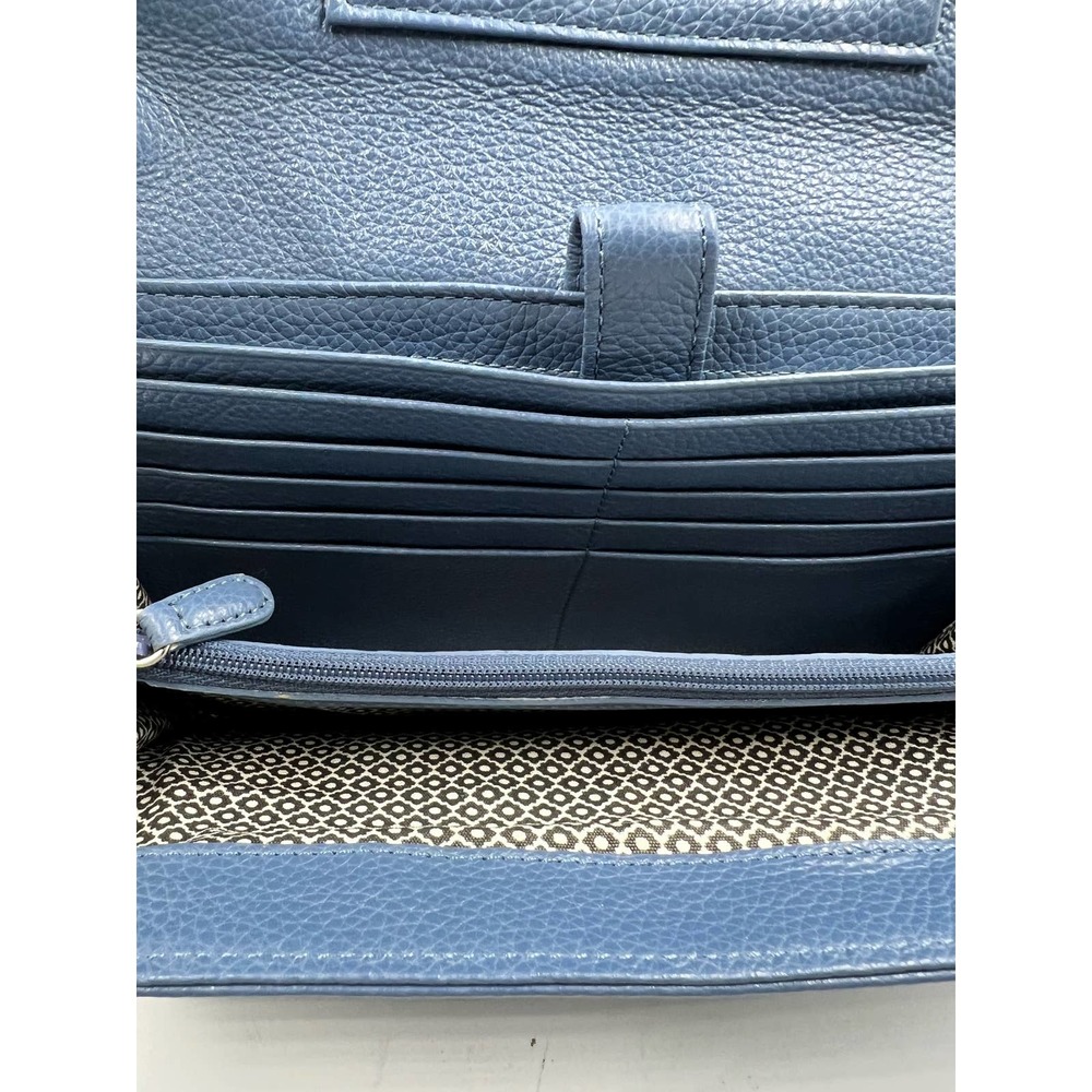 Brighton Flap Organizer Crossbody Bag Blueprint  NWT - Picture 7 of 7
